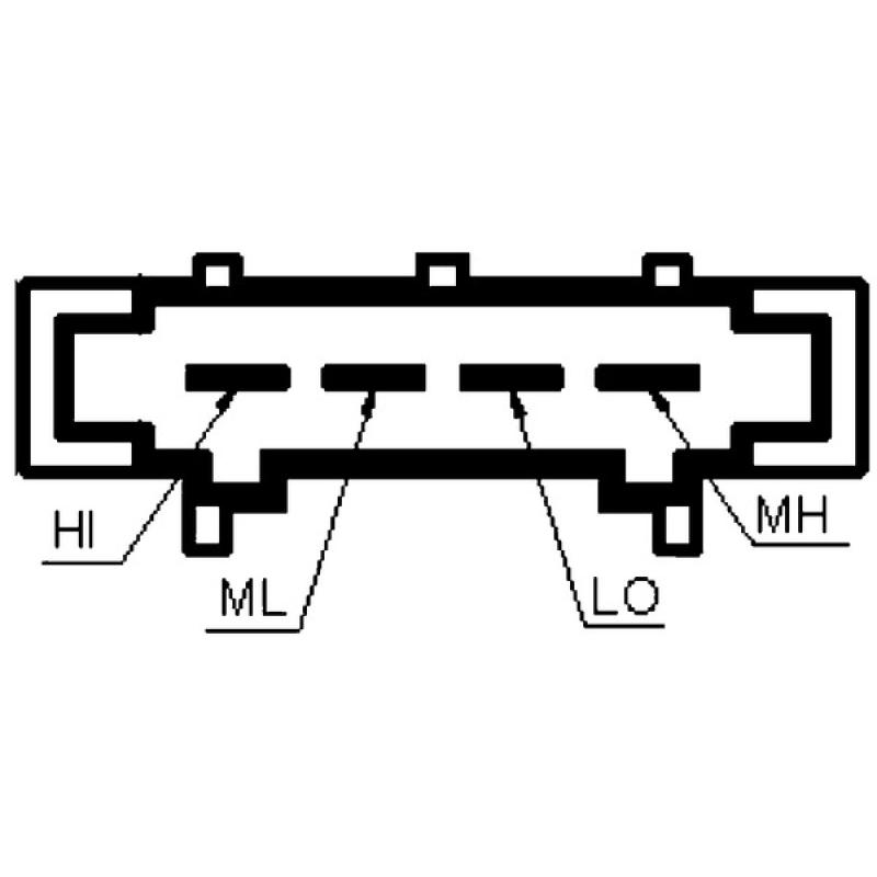 Résistance, pulseur d'air habitacle MAHLE ABR 98 000P - Visuel 2