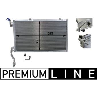 Condenseur, climatisation MAHLE AC 10 000P