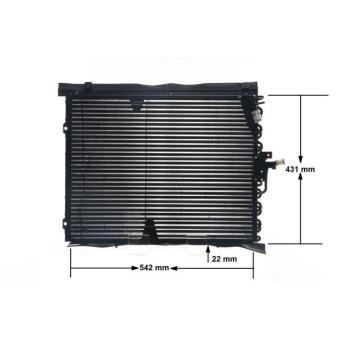 Condenseur, climatisation MAHLE [AC 133 000S]