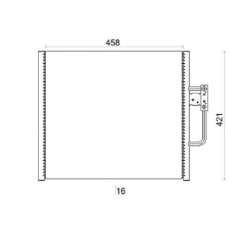 Condenseur, climatisation MAHLE OEM 64538391647