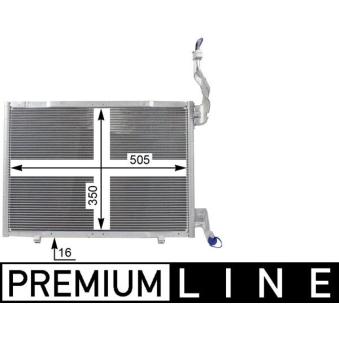 Condenseur, climatisation MAHLE AC 22 000P