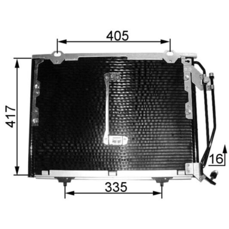 Condenseur, climatisation MAHLE AC 244 001S - Visuel 1