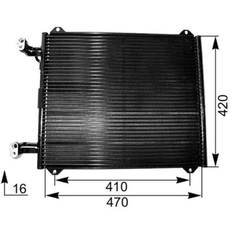 Condenseur, climatisation MAHLE AC 251 000P - Visuel 2