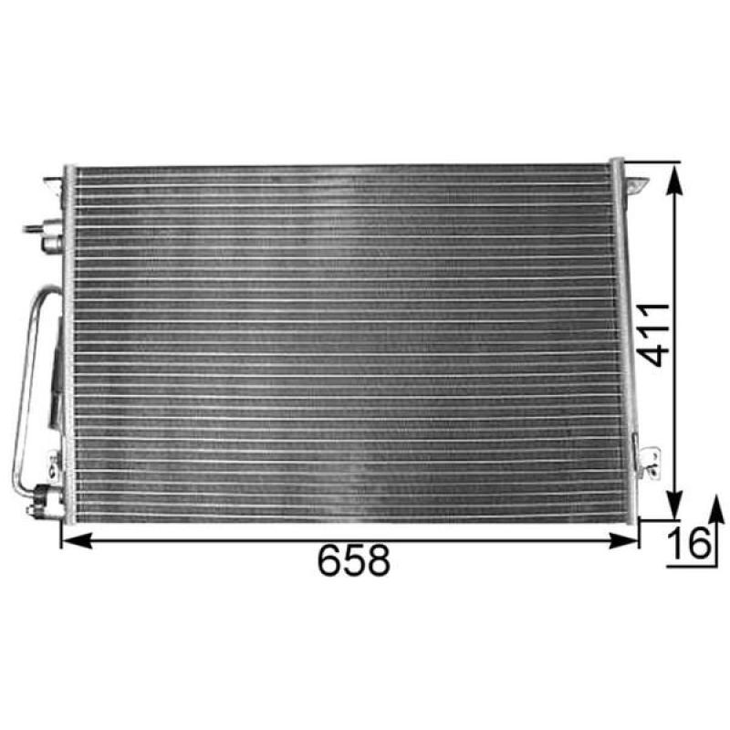 Condenseur, climatisation MAHLE AC 295 000P - Visuel 2
