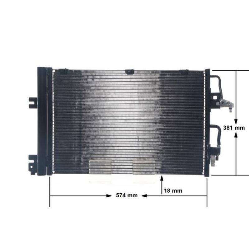 Condenseur, climatisation MAHLE AC 377 001S - Visuel 2