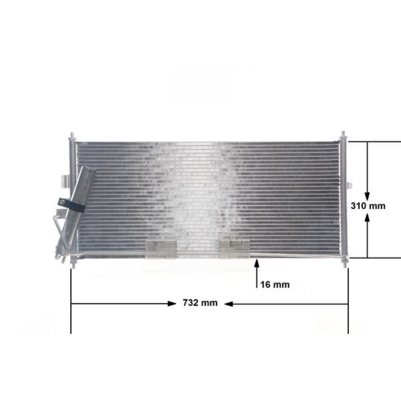 Condenseur, climatisation MAHLE AC 406 000S - Visuel 2