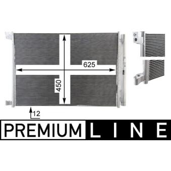Condenseur, climatisation MAHLE AC 412 000P