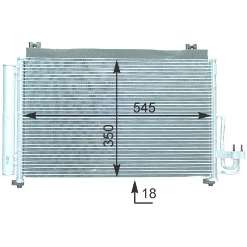 Condenseur, climatisation MAHLE AC 420 000P - Visuel 1