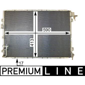 Condenseur, climatisation MAHLE OEM 976063E000