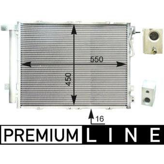 Condenseur, climatisation MAHLE OEM 976063E601