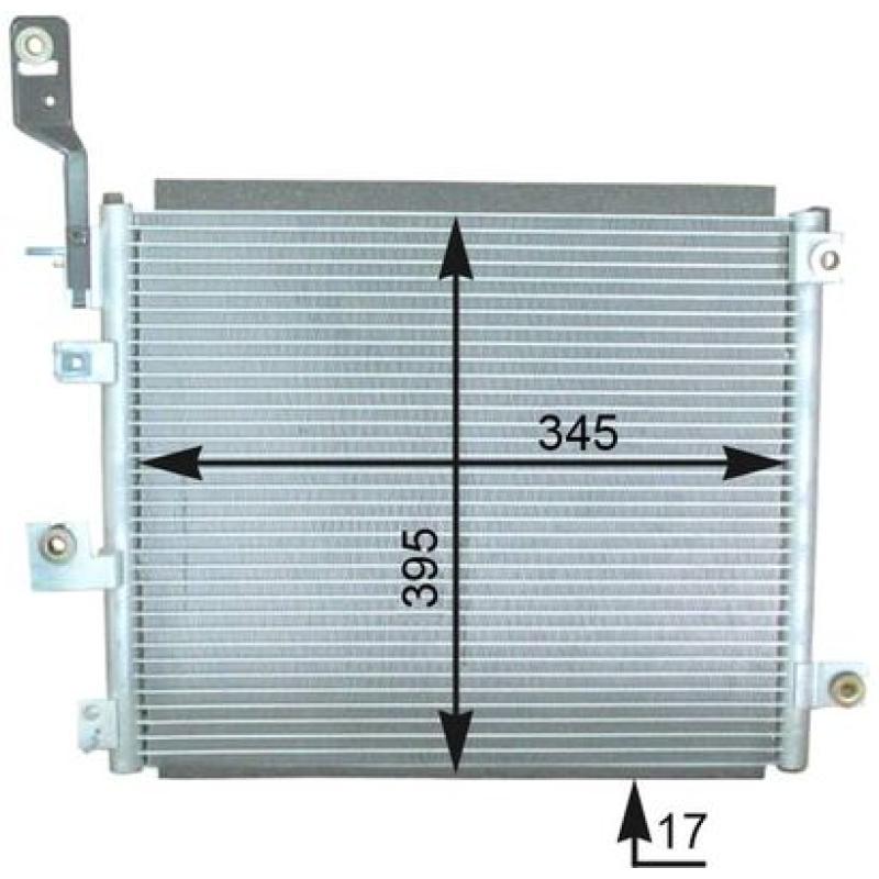 Condenseur, climatisation MAHLE AC 432 000P - Visuel 1