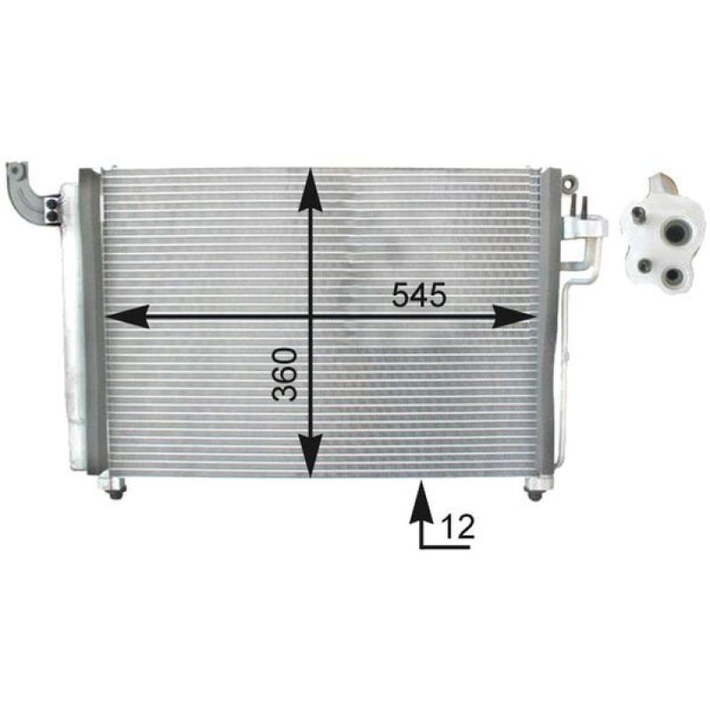 Condenseur, climatisation MAHLE AC 434 000P - Visuel 1