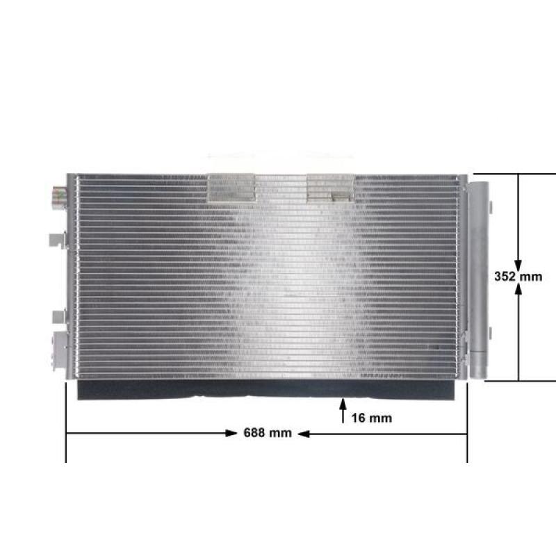 Condenseur, climatisation MAHLE AC 44 000S - Visuel 2