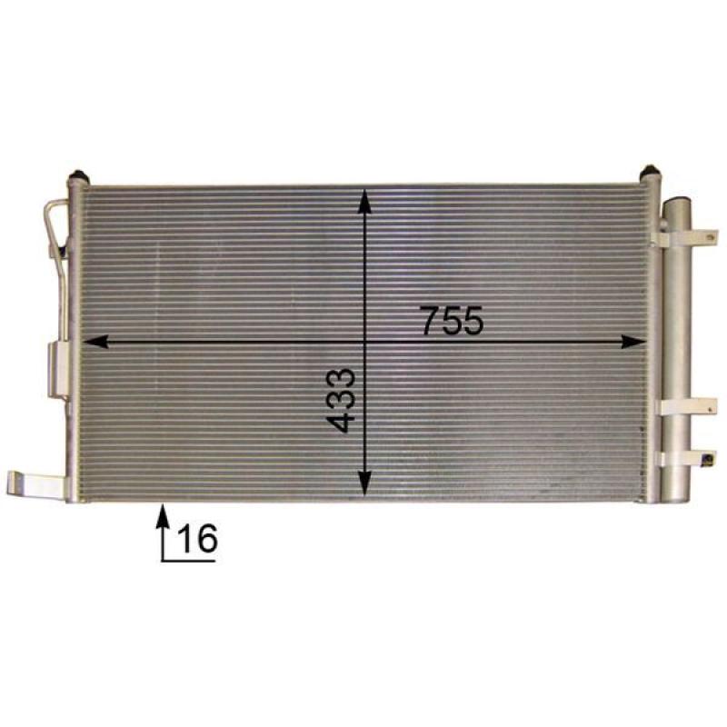Condenseur, climatisation MAHLE AC 444 000P - Visuel 1