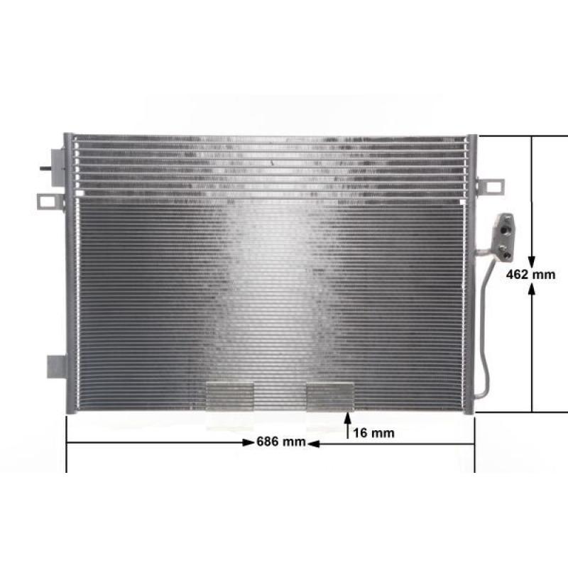 Condenseur, climatisation MAHLE AC 47 000S - Visuel 2