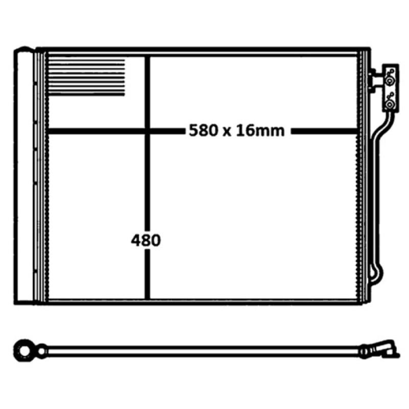 Condenseur, climatisation MAHLE AC 655 000S - Visuel 1