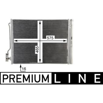 Condenseur, climatisation MAHLE AC 67 000P