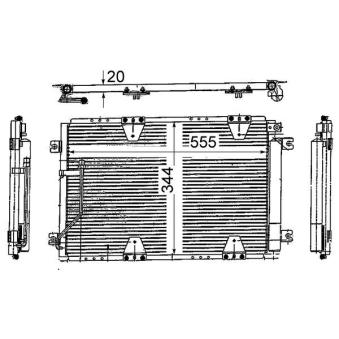 Condenseur, climatisation MAHLE OEM 9531065D20