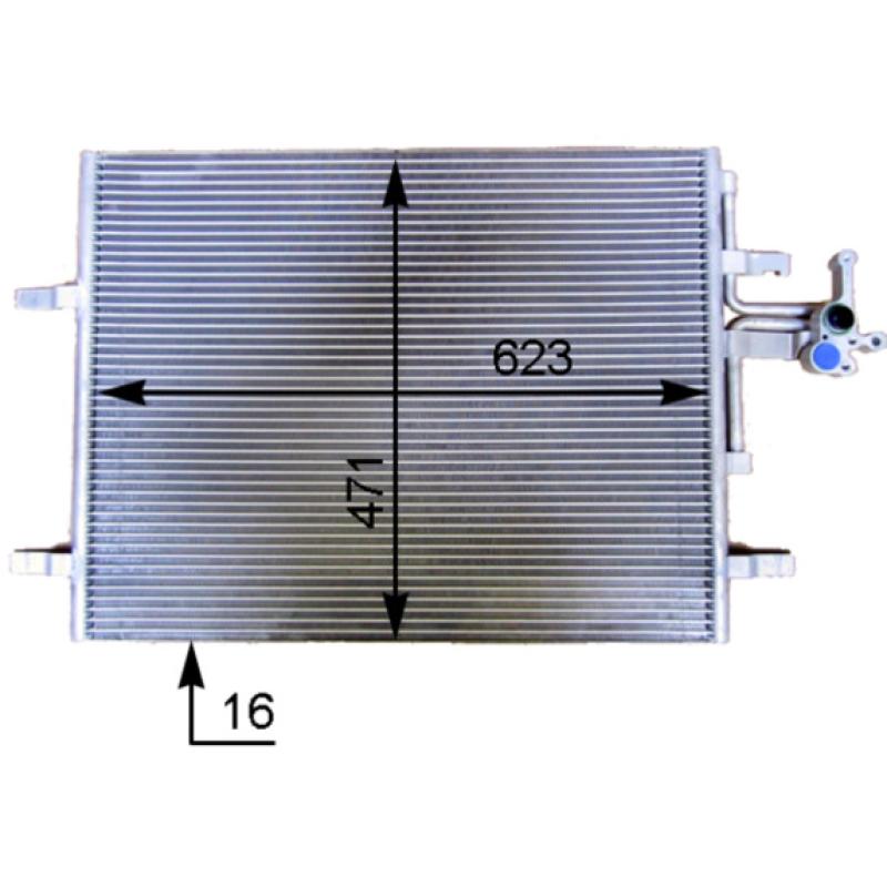 Condenseur, climatisation MAHLE AC 775 000S - Visuel 1