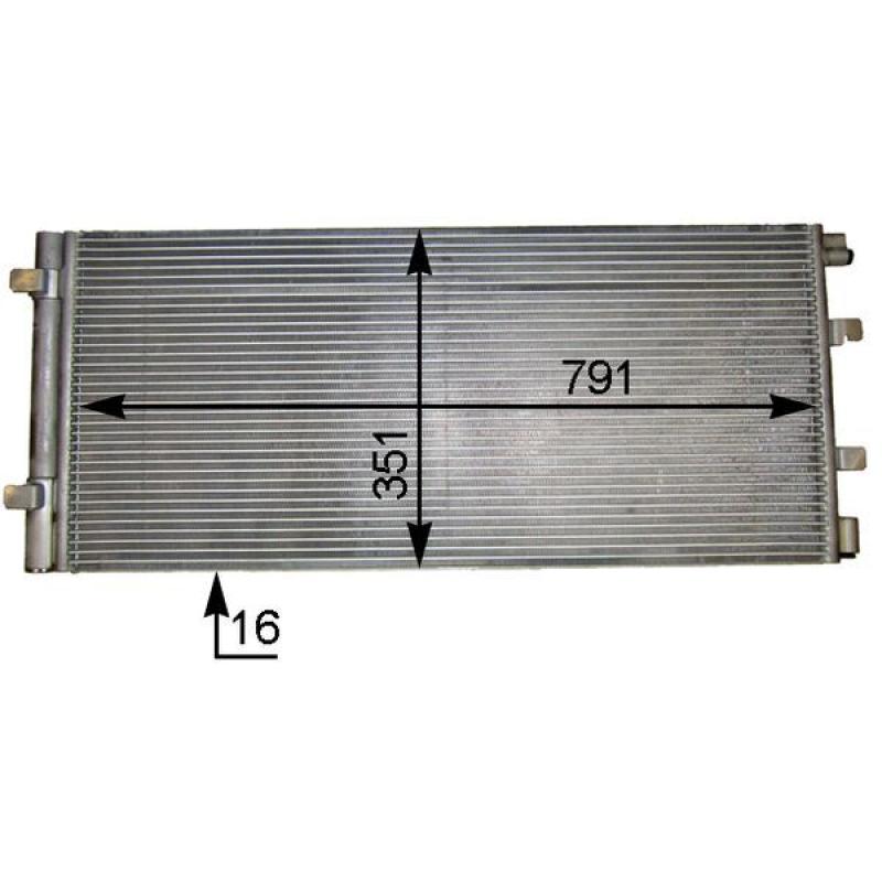 Condenseur, climatisation MAHLE AC 776 000S - Visuel 1