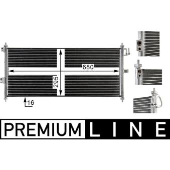 Condenseur, climatisation MAHLE OEM 92100BN307