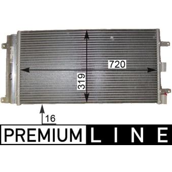 Condenseur, climatisation MAHLE OEM 51801843 Condenseur, climatisation MAHLE OEM 51801843