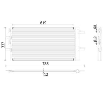 Condenseur, climatisation MAHLE OEM 9271205