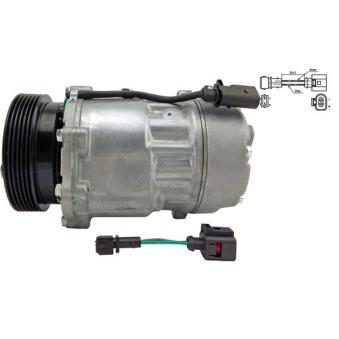 Compresseur, climatisation MAHLE [ACP 191 000S]