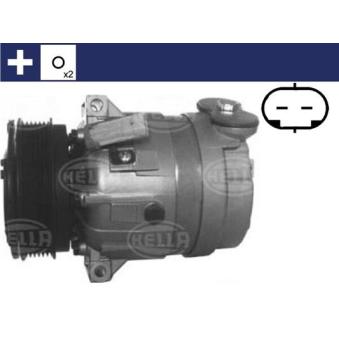 Compresseur, climatisation MAHLE ACP 320 000S pour OPEL VECTRA 2.0 i 16V - 136cv