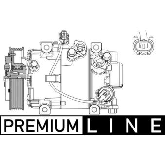 Compresseur, climatisation MAHLE OEM 97701A2400