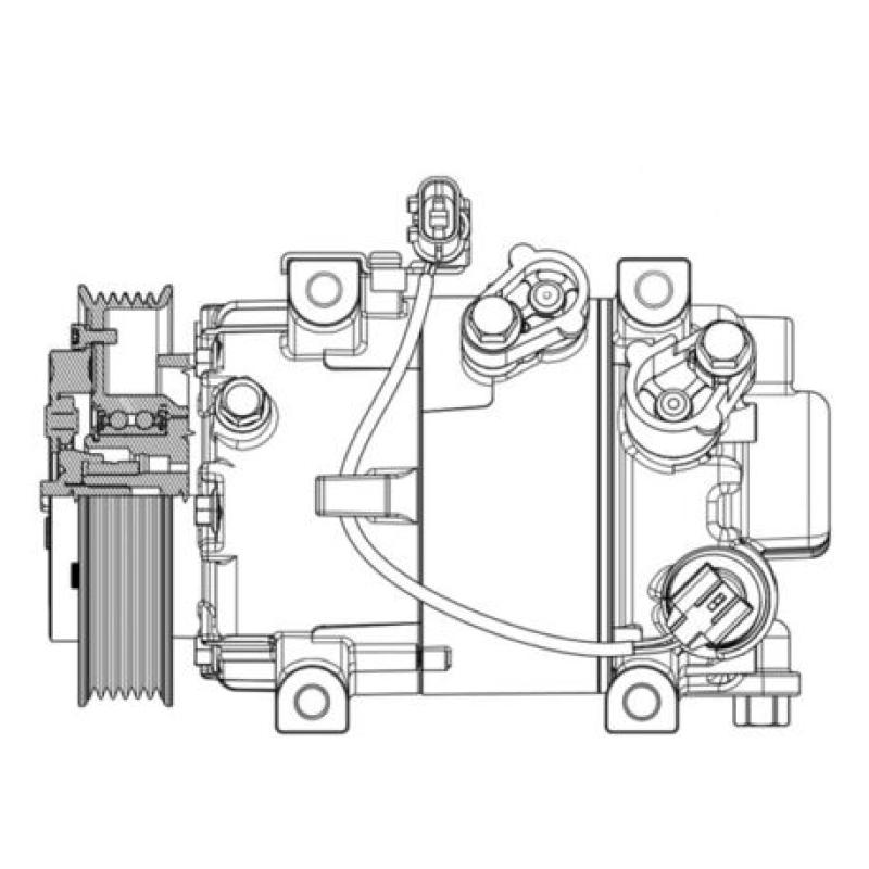 Compresseur, climatisation MAHLE ACP 628 000P - Visuel 1