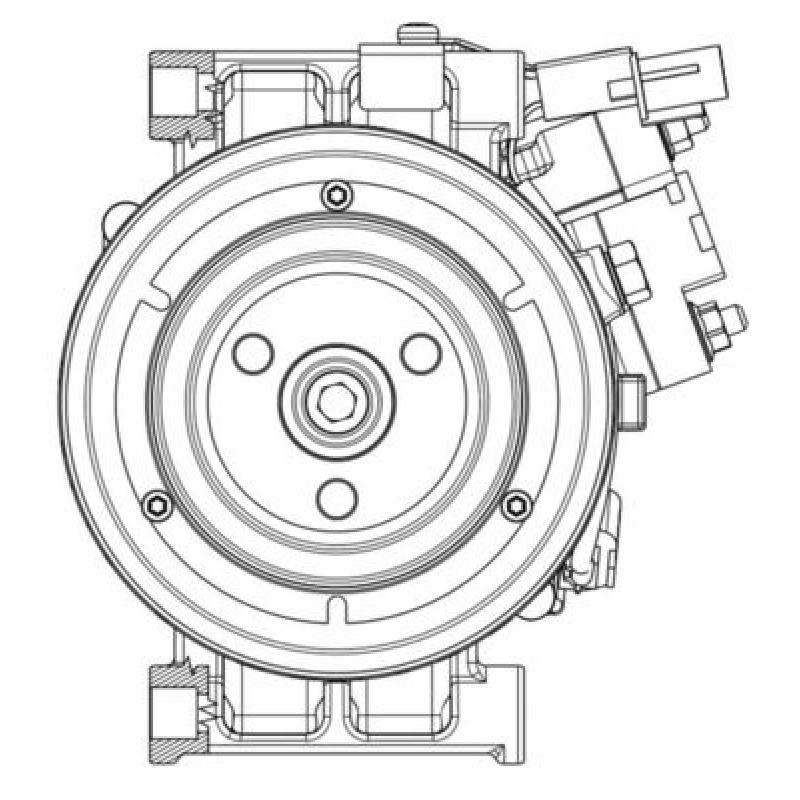 Compresseur, climatisation MAHLE ACP 637 000P - Visuel 2