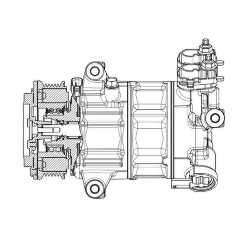 Compresseur, climatisation MAHLE ACP 654 000P - Visuel 2