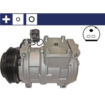 Compresseur, climatisation MAHLE ACP 818 000S pour HONDA ACCORD 320 i - 150cv