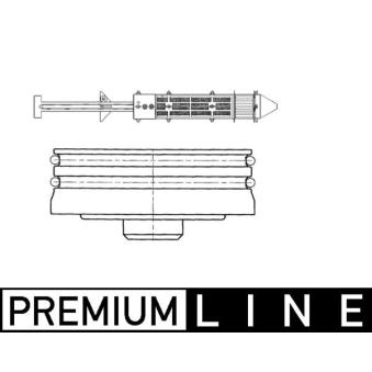 Filtre déshydratant, climatisation MAHLE AD 190 000P pour SEAT ALHAMBRA 1.9 TDI - 131cv