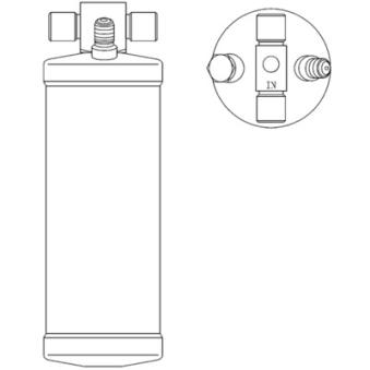Filtre déshydratant, climatisation MAHLE [AD 55 000S]