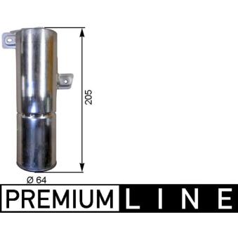 Filtre déshydratant, climatisation MAHLE OEM 2218300183
