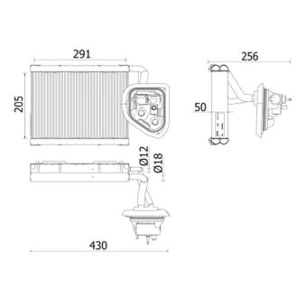 Evaporateur climatisation MAHLE [AE 159 000P]