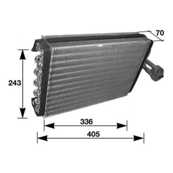 Evaporateur climatisation MAHLE OEM 2028300258 Evaporateur climatisation MAHLE OEM 2028300258