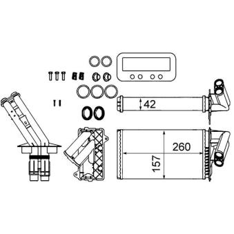 Système de chauffage MAHLE AH 103 000S