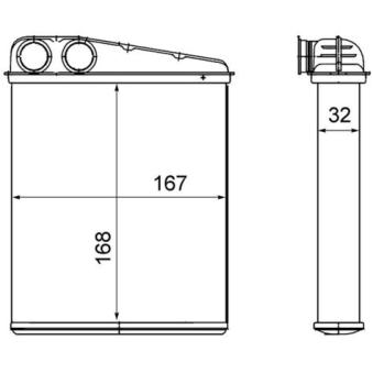Système de chauffage MAHLE AH 16 000S pour VOLVO 960 1.6 - 110cv