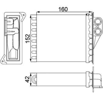 Système de chauffage MAHLE OEM A0038359001