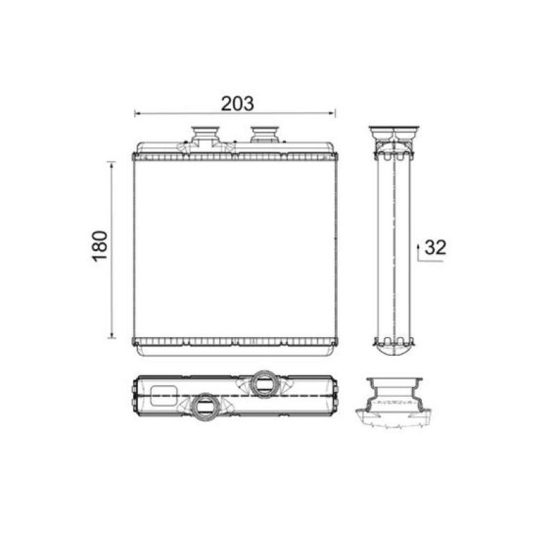 Système de chauffage MAHLE AH 183 000P - Visuel 1