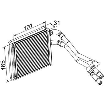 Système de chauffage MAHLE OEM 1740612
