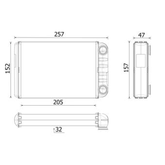 Système de chauffage MAHLE AH 258 000P