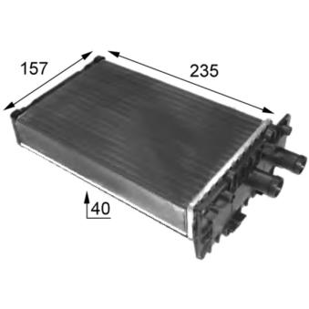 Système de chauffage MAHLE AH 48 000S pour INNOCENTI MINI 2.5 Syncro - 110cv