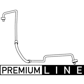 Conduite à haute pression, climatisation MAHLE [AP 86 000P]