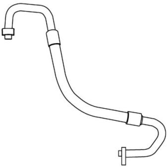 Conduite à haute/basse pression, climatisation MAHLE [AP 88 000P]