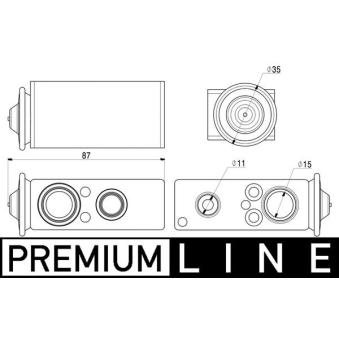 Détendeur, climatisation MAHLE AVE 17 000P