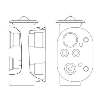 Détendeur, climatisation MAHLE [AVE 4 000S]